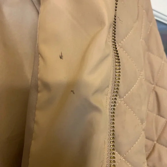 Jade and Ivory Brown Quilted Jacket sz M - Picture 7 of 11